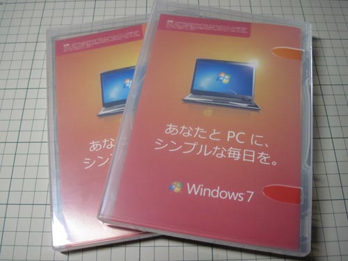 Microsoft Windows7 32bit Home Premium アップグレード版