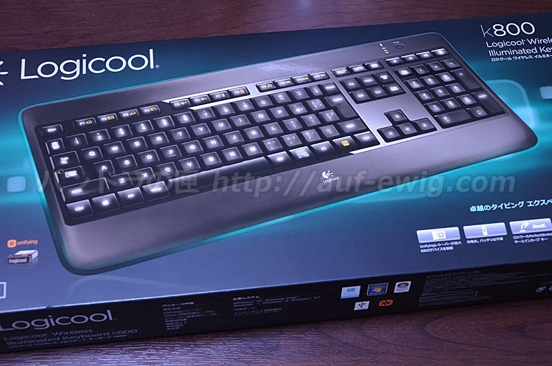 Logicool@Wireless Illuminated Keyboard K800